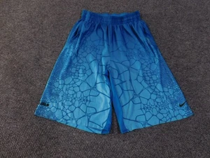 Nike pantaloncino sportivo uomo grande blu lebron james dri fit basket lucido - Foto 1 di 12