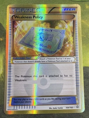 Weakness Policy 164/160 Secret Rare - Primal Clash - Near Mint - Image 1 of 3