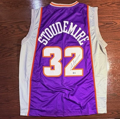 Camiseta deportiva personalizada Phoenix Suns, Amare Stoudemire, firmada XL, autenticada Beckett Foto 1 de 4