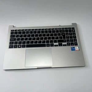 Samsung Galaxy Book NP750XDA Palmrest UK Upper Case Silver - Picture 1 of 7