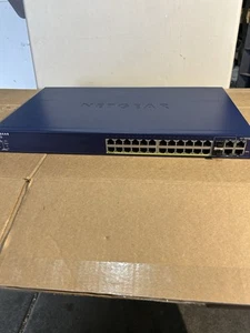NETGEAR ProSafe 24+4 Smart Switch With PoE FS728TPv2 - Picture 1 of 3