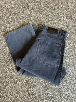 Paul Smith Blue Straight Leg Cords Corduroy Jeans 30S 30x30 - Image 1 of 4
