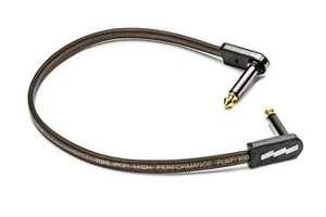 NEW EBS HP-28 High Performance 'Black Gold' Guitar & Bass Patch Cable 28cm - Picture 1 of 4