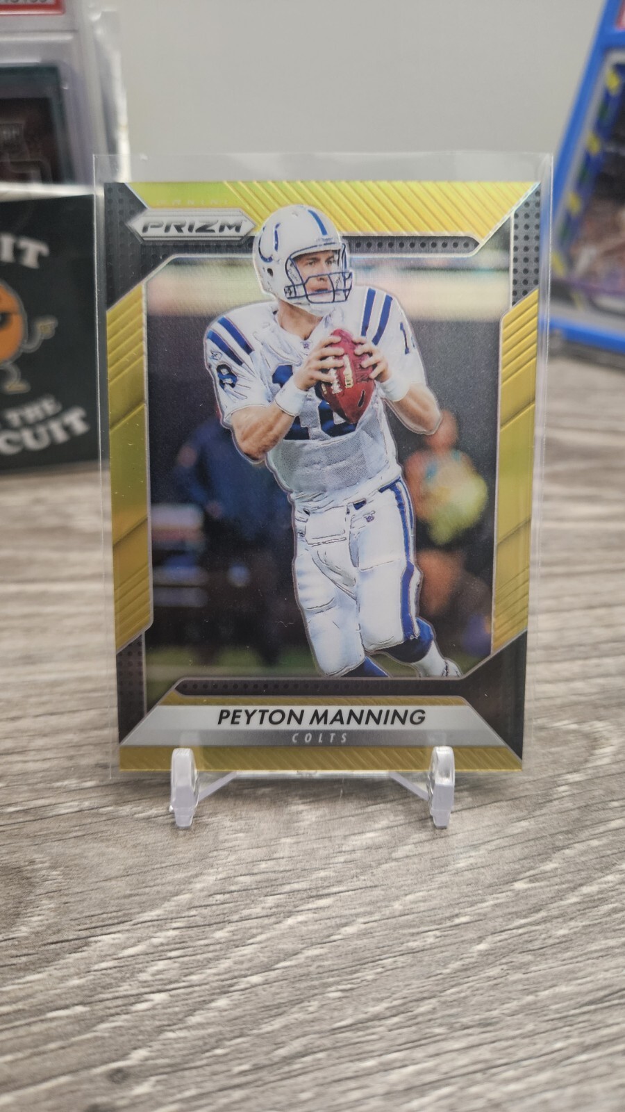 2016 Panini Prizm Gold Prizm #125 Peyton Manning /10 Colts BRONCOS