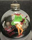 Vintage G&D Silver The Cat And The Fiddle Christmas Baubles