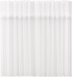 [Individually Wrapped] 100 Pcs Clear Flexible Plastic Straws, Disposable Bendy S - Picture 1 of 5
