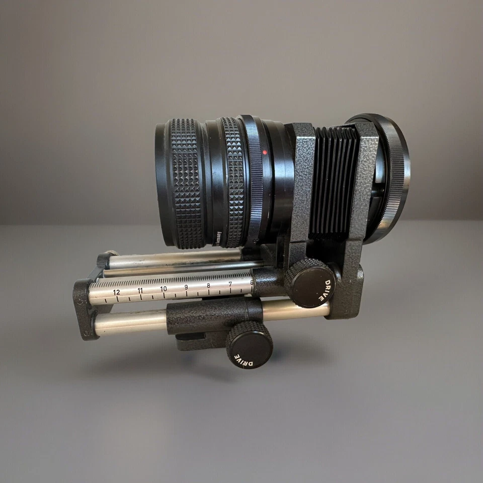 Novoflex Auto Bellows Noflexar F4 105mm Macro Bellows Lens Canon FD Mount B&W - Image 1 of 4