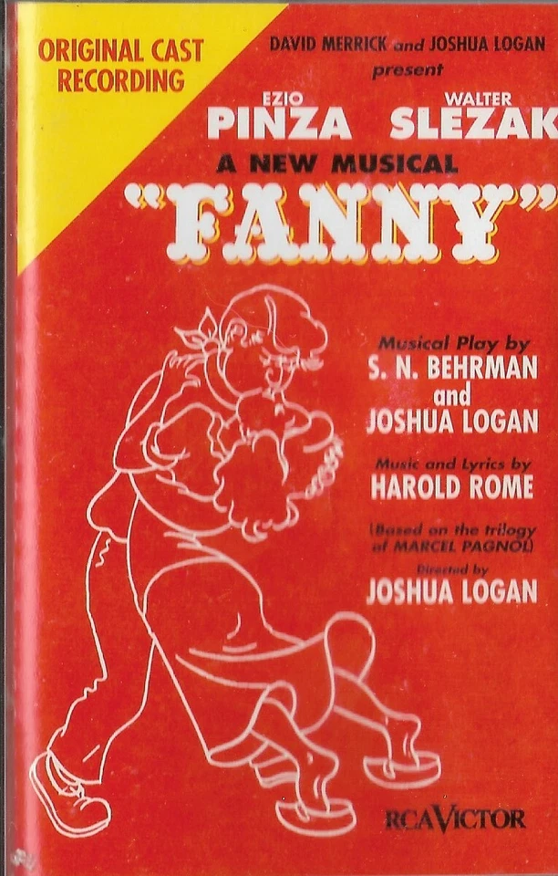 Fanny Original Cast Cassette EX+ Ezio Pinza Walter Slezak 1954 NYC (Tested) - Image 1 of 1