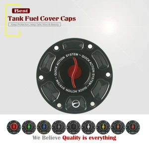 Motorrad CNC Tank Cover Caps Fuel Gas Case for Aprilia RS 250 RSV 1000 2003 - Picture 1 of 10