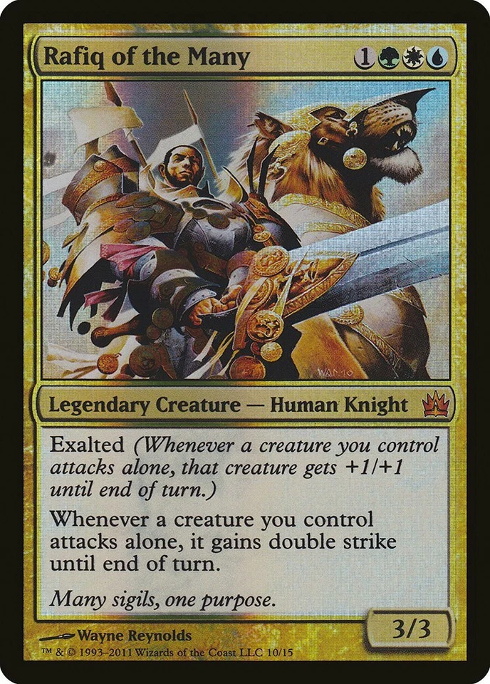 Rafiq of the Many FOIL From the Vault: Legends NM Mythic Rare CARD ABUGames - Image 1 of 1