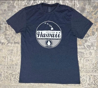 Volcom Blue Short Sleeve T-Shirt Men's Size L Hawaii - Image 1 of 4