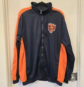 Chaqueta de calentamiento frontal con cremallera para hombre NFL Chicago Bears talla XL NFL - Imagen 1 de 11