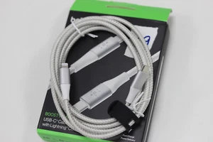 X49 Belkin Charge 6.6F USB C to Lighting Charging Cable For iPhone 12/13/14/15 - Photo 1 sur 2