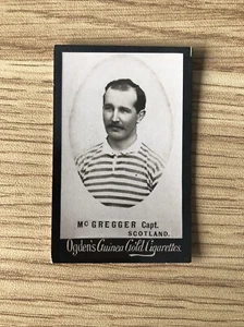 Mc. Gregger Capt - Schottland - OGDENS GUINEA GOLDS - FOOTBALLERS BASE M 1899 - Bild 1 von 2