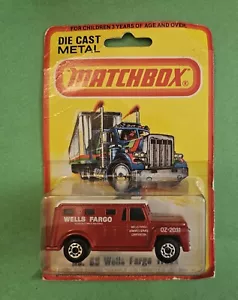 1980 VINTAGE MATCHBOX #69 WELLS FARGO TRUCK NEW IN SEALED PACKAGE - Picture 1 of 5
