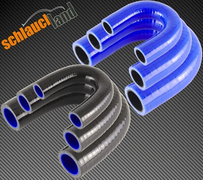 Curva TUBO flessibile 180° Gradi SILICONE Gomma aria carica acqua raffreddamento - Bild 1 von 4