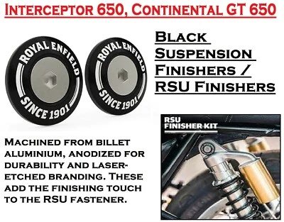 Royal Enfield RSU Finisher Black For Interceptor 650 & Continental GT 650 - image 1 of 4