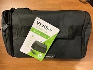 Vivitar Carry On Camcorder Compartment Storage Gadget Bag Padded Water Resistant - Picture 1 of 5