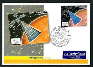Italia Repubblica 2005 : Esplorazione Marte - cartolina Filatelica perfetta - Imagen 1 de 1