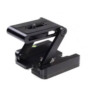 Aluminu DSLR Camera Z Type Folded Desktop Stand Holder Tripod Flex Tilt Ballhead - Picture 1 of 9