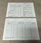 Hard To Find Lot (2) NYPD Official Force Record Cards -OBSOLETE VERSION 2004-05