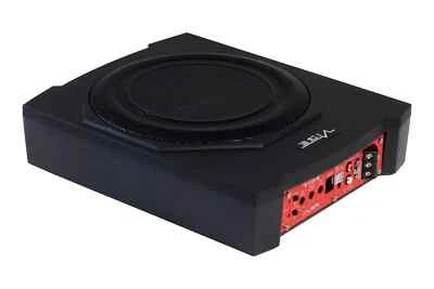 VIBE 10 INCH UNDERSEAT SUBWOOFER WITH BUILT IN AMP SLICK BASS SLIM 540 WATTS - Image 1 of 4