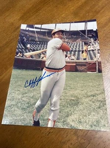 CLIFF JOHNSON SIGNED Autographed HOUSTON ASTROS 8X10 PHOTO W/ COA - Picture 1 of 2