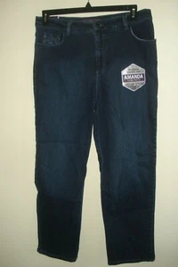 Pantalones de mezclilla para dama Gloria Vanderbilt talla 16 adelgazantes promedio - Imagen 1 de 2