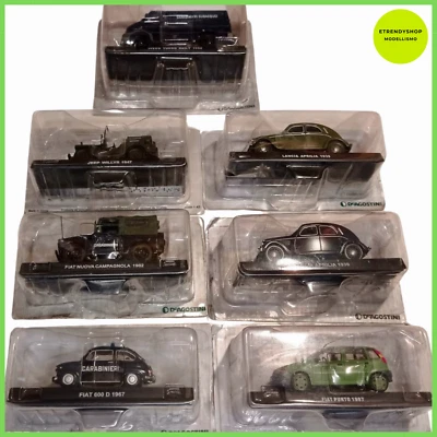 Modellini DeA 1:43 Forze Armate Carabinieri Finanza Fiat Iveco Lancia Jeep - Immagine 1 di 4