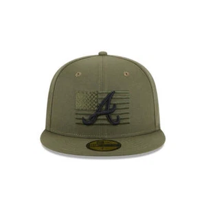 59FIFTY MLB 2023 Armed Forces Day Armed Forces Day Atlanta Braves New Olive Cap - Bild 1 von 9