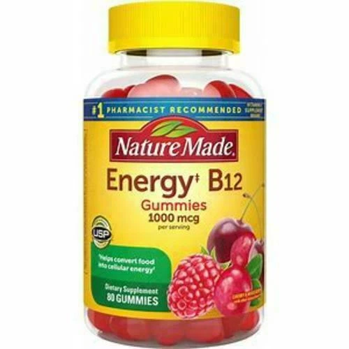 Nature Made Energy B12 Adult Gummies 80ct 031604029531t546