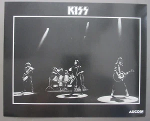 KISS black & white glossy promo photo ELDER LIVE - Ace Gene Paul Eric ! - Picture 1 of 1