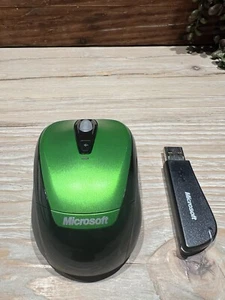 Microsoft Bluetooth Mini Mouse (Laptop) Green - Picture 1 of 7