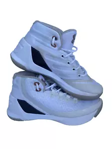 Under Armour Curry 3 White Basketball Shoes Size US 5.5Y EUR 38 / 24cm Rare ! - Picture 1 of 12