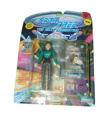 Star Trek Tng Deanna Troi Action Figure 1994 On Card Cover