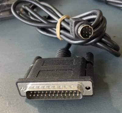 New Male MIDI 8 Pin to Male DB25 25-Pin Adapter Cable 5 Ft - Image 1 of 4