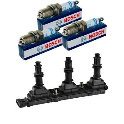 NTY SET Bujía + 3x BOSCH Bujía Para Opel Vectra C CC - Imagen 1 de 4