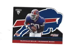 2001 Titanium Post Season #10 Travis Henry RC /795 BUFFALO BILLS - Picture 1 of 2