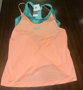 Adidas Club Tank orange/grün Größe Small 45 $ - Bild 1 von 7