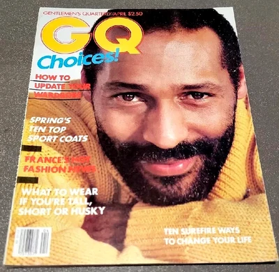 GQ Magazine April 1983 Gentleman's Quarterly Vintage - Image 1 of 2