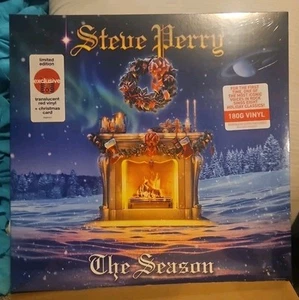 Steve Perry The Season LP (2021) NEW Target Version Red Vinyl & Christmas Card - Picture 1 of 3