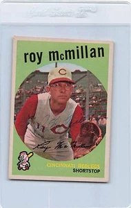 1959 Topps #405 Roy McMillan Redlegs Signed Auto *K8957 - Picture 1 of 2