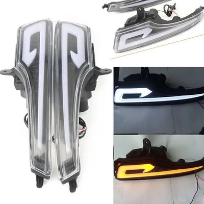 DRL LED Daytime Running Lights Signal Lamp Fit Nissan Altima Teana 2013-15 - Image 1 of 4