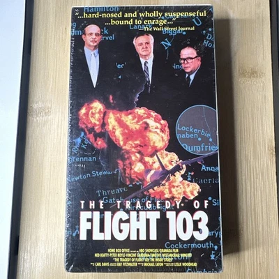 The Tragedy of Flight 103 VHS 1991 Rare Water Marks First Press Clean - Image 1 of 4