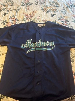 Camiseta deportiva de béisbol vintage Starter Ken Griffey Jr 24 Seattle Mariners MLB azul S XL Foto 1 de 2