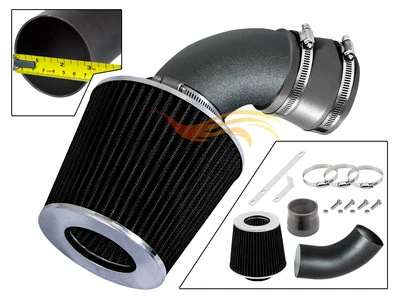 Kit de admisión Ram corta gris RW + filtro 1991-1997 Chevy Geo Metro 1,0 L 1,3 L Foto 1 de 2