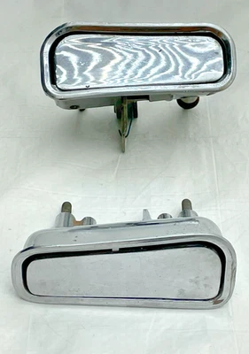 69-82 Chevrolet Corvette Door Handle C3 Exterior Chrome Trim Molding Chevy Pair - Image 1 of 4