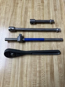 Vintage Herbrand 1/2" Dr Van-Chrome Socket Tools 1940's & Later 4pc Made in USA - Picture 1 of 14