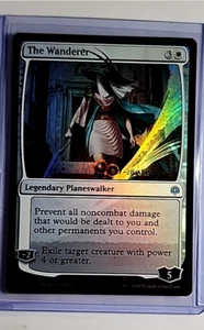 2019 MTG Magic the Gathering WAR War of the Spark Promo Foil #27 The Wanderer LP - Picture 1 of 2