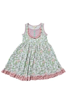 Matilda Jane girls 4 Happy and Free Whirling Twirling Dress Sleeveless Summer  - Picture 1 of 5